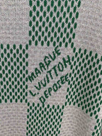 Camiseta Louis Vuitton Damier Knitted Sleeved Crewneck