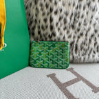 Goyard Senat Nano key pouch multicolored powder Green