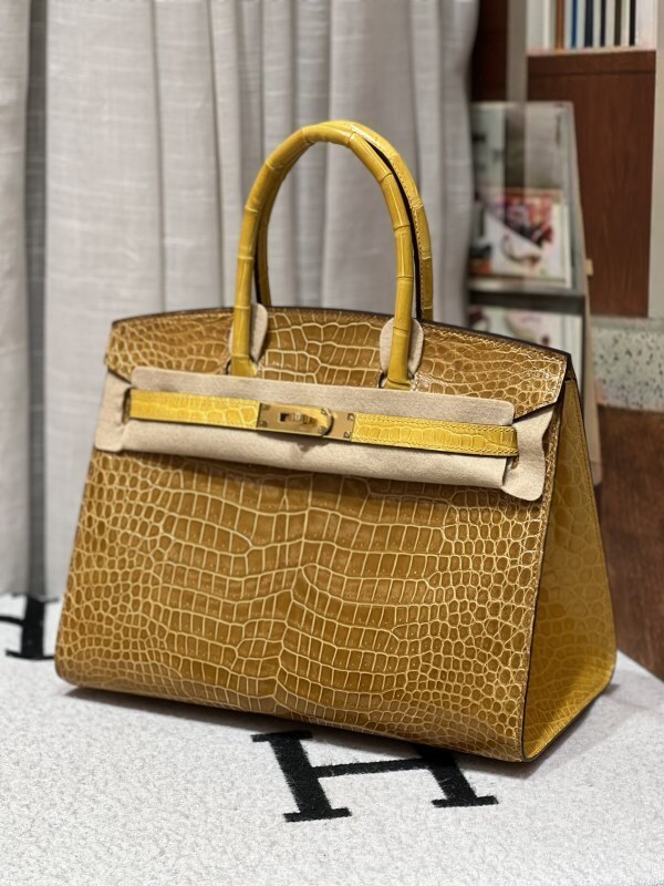 Bolsa Hermès Handmade Tote 30 Gold