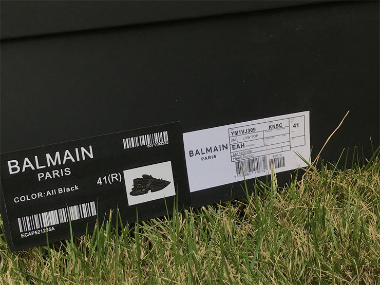 Balmain Unicorn Low-Top Black