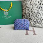 Goyard Vendôme Necessaire Cosmetic Pouch Multicoloured Blue