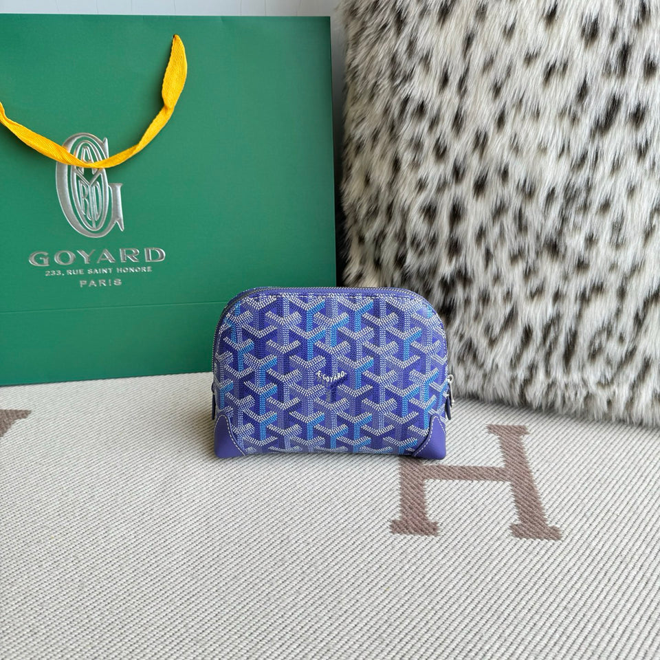 Goyard Vendôme Necessaire Cosmetic Pouch Multicoloured Blue