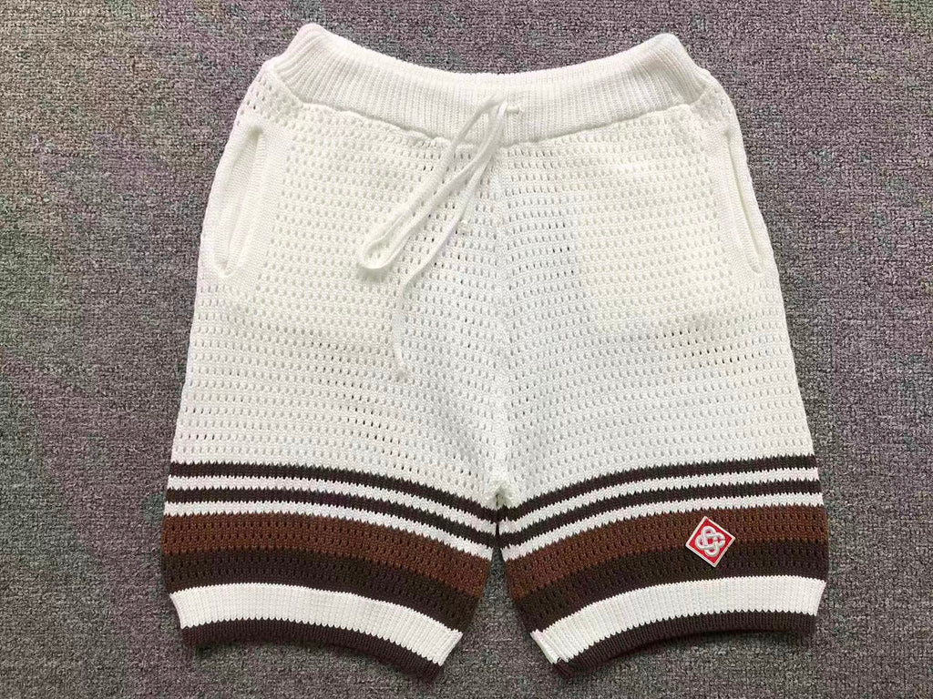Conjunto CasaBlanca Tennis Stripe de crochê