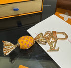Chaveiro Lv Monogram Sweets Orange