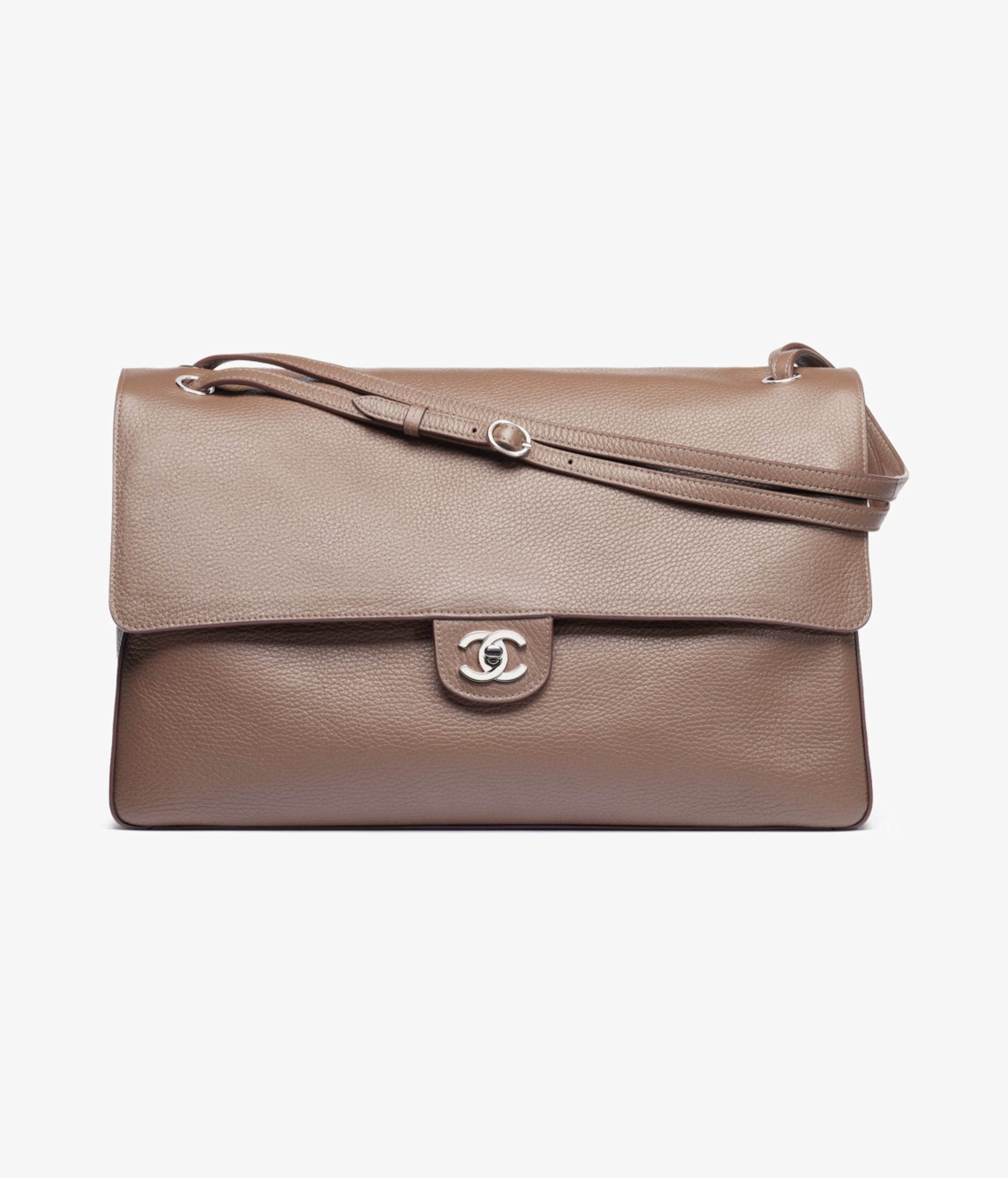 Bolsa Chanel maxi Marrom Claro