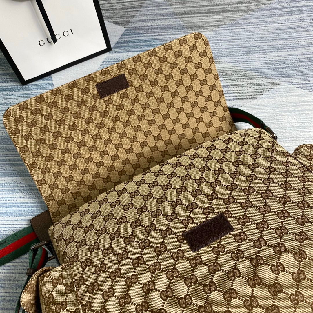 Bag Gucci Messenger Bag GG Beige & Brown