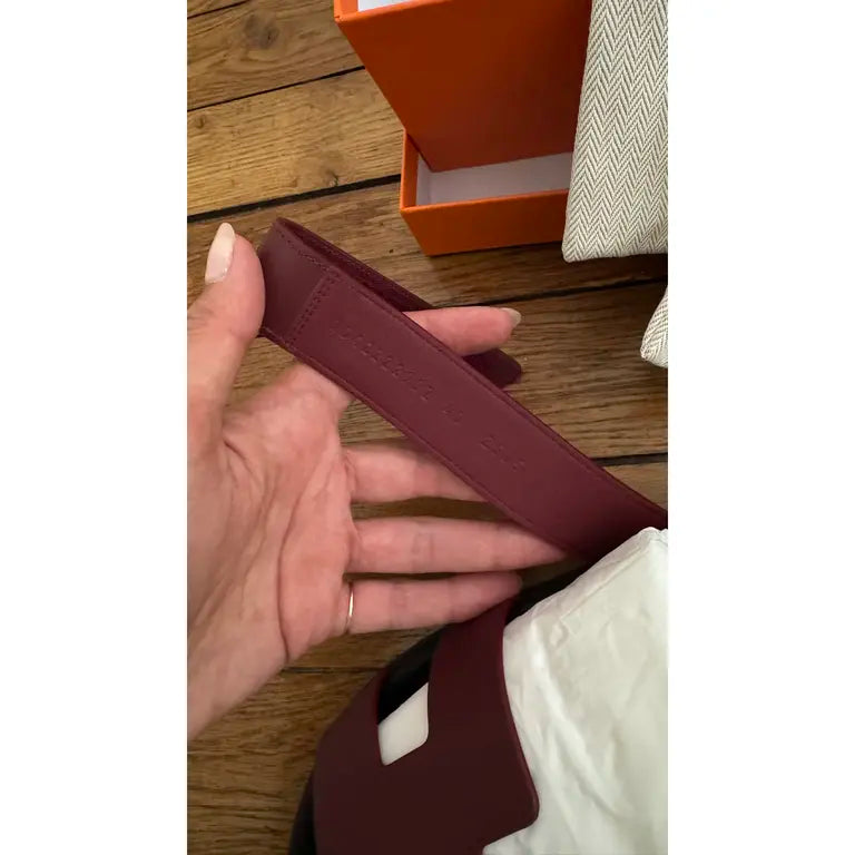 Izmir sandal Hermès Vinho