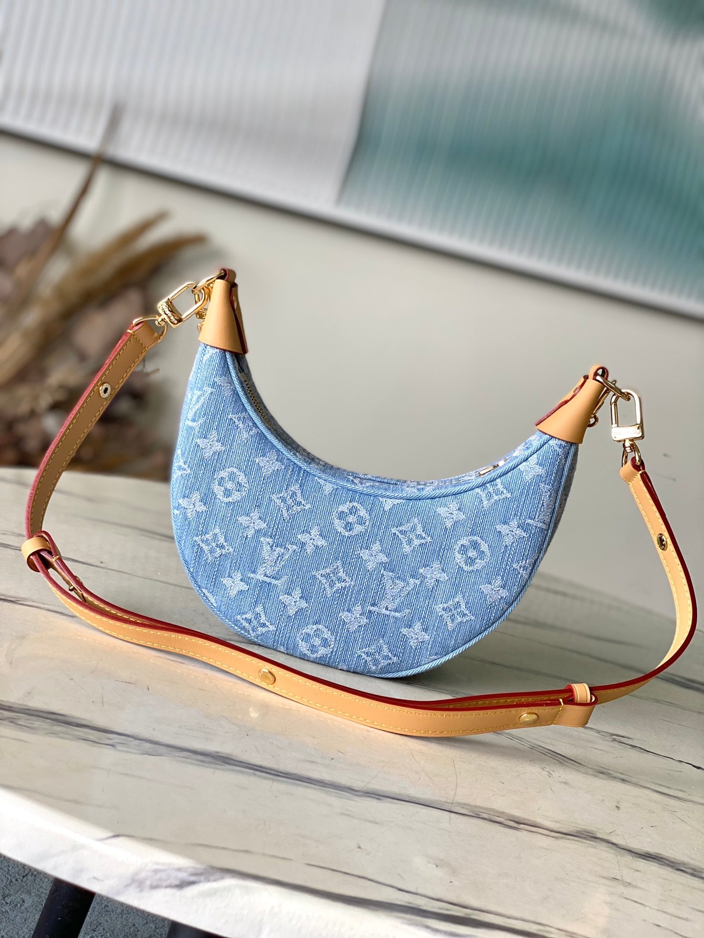 Bolsa Loop Sky Blue Denim