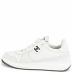 Chanel CC Logo White Sneakers