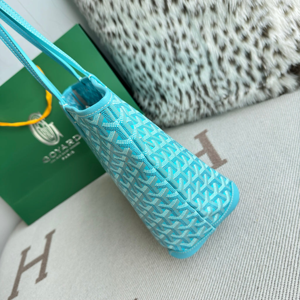 Bolsa Goyard Saint Louis PM Cyan Blue