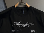 Camiseta Moncler Signature Black White