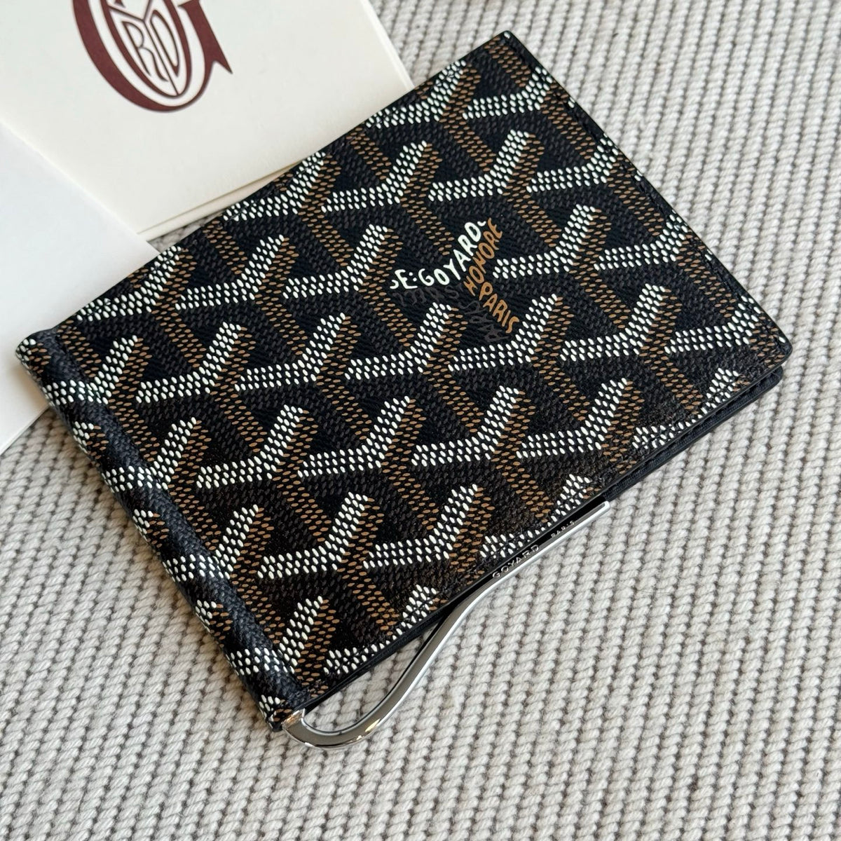 Porta Cartão Goyard VICTOIRE WALLET Black