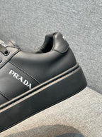 Prada Black Leather Sneaker