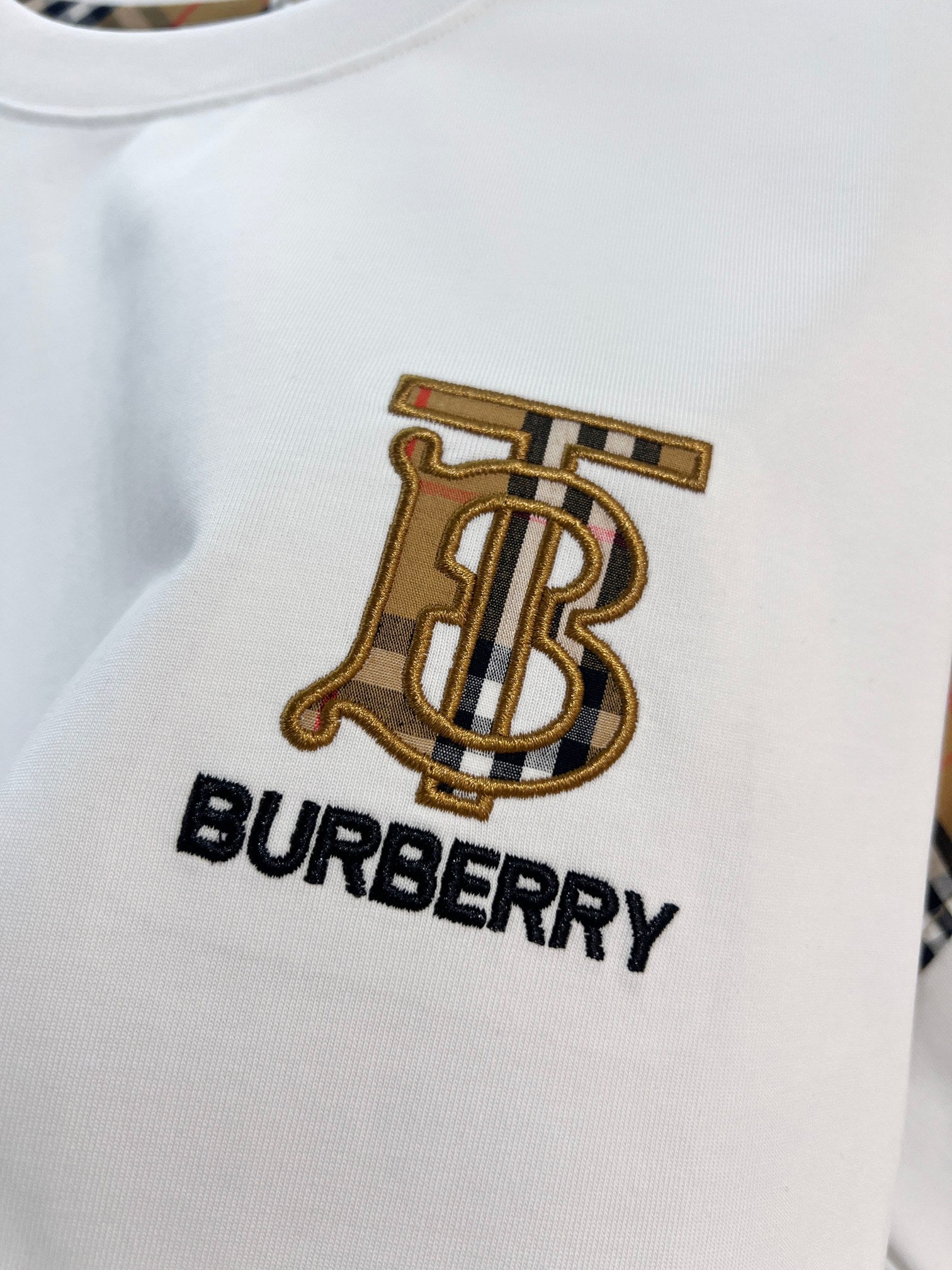 Camiseta Burberry Black Logo Black White