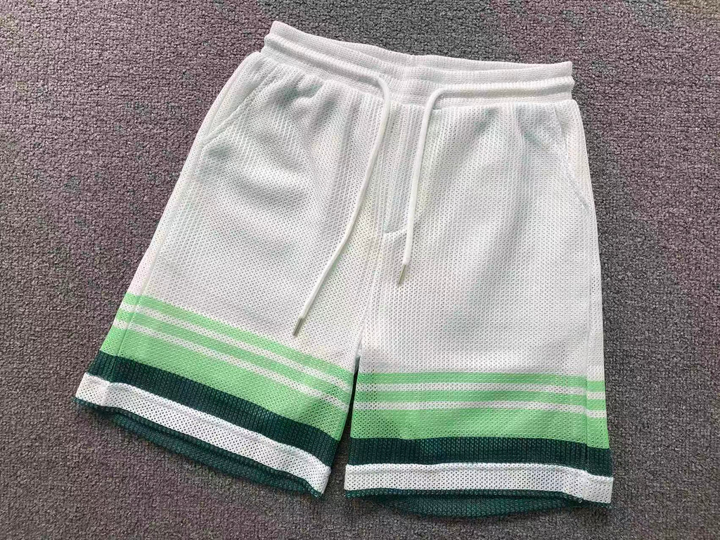 Conjunto CasaBlanca White Tennis Stripe Crochet