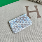 Goyard Senat Nano key pouch multicolored powder White