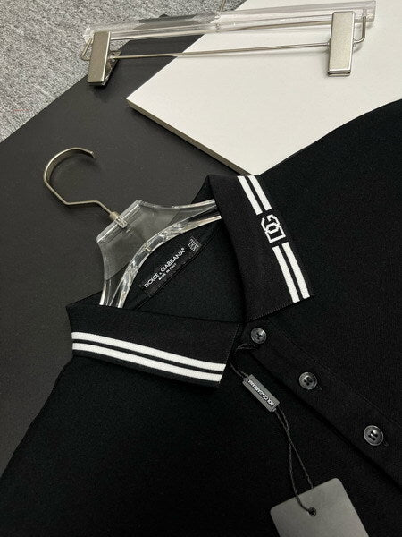 Polo Dolce Gabbana Listra Black White