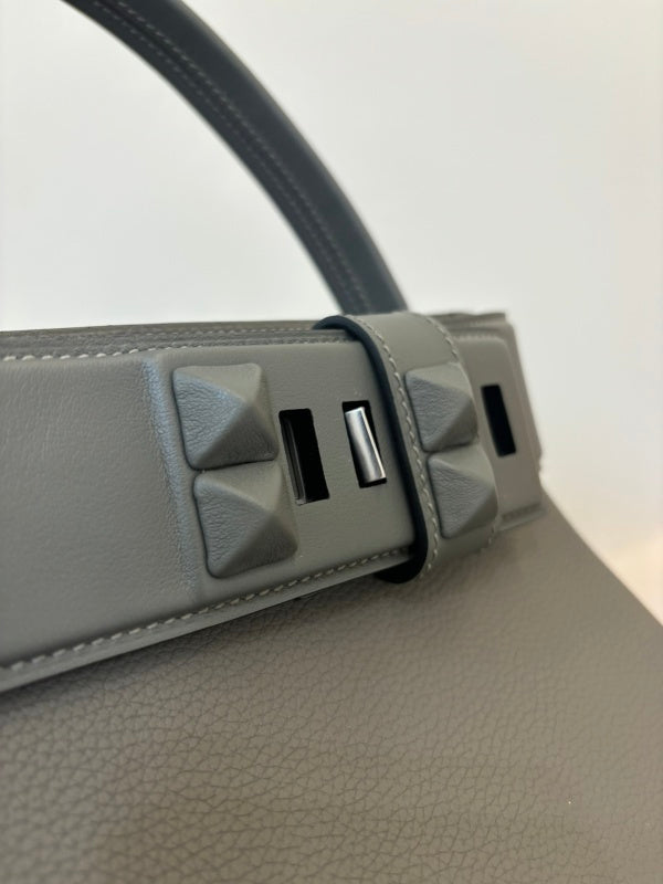 Bolsa Hermes Grey Toile Officier H Herbag 39