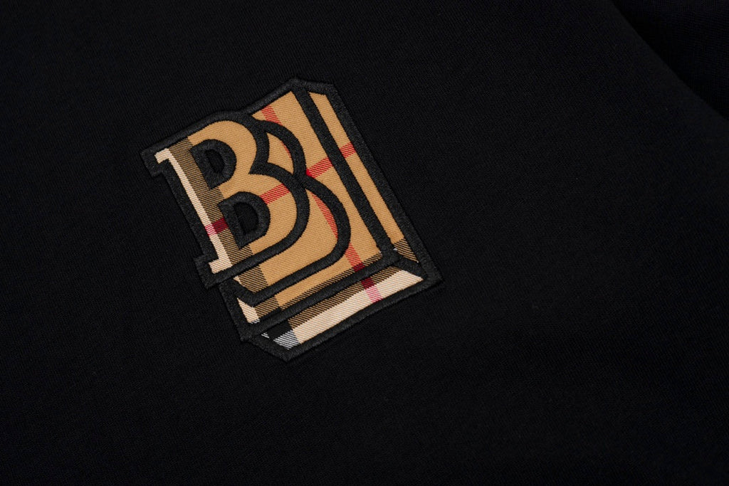 Camiseta Burberry Black Logo Beige (Pronta Entrega) Tam P