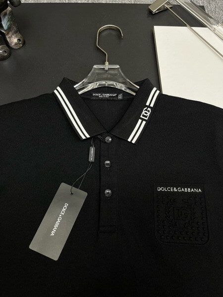 Polo Dolce Gabbana Listra Black White