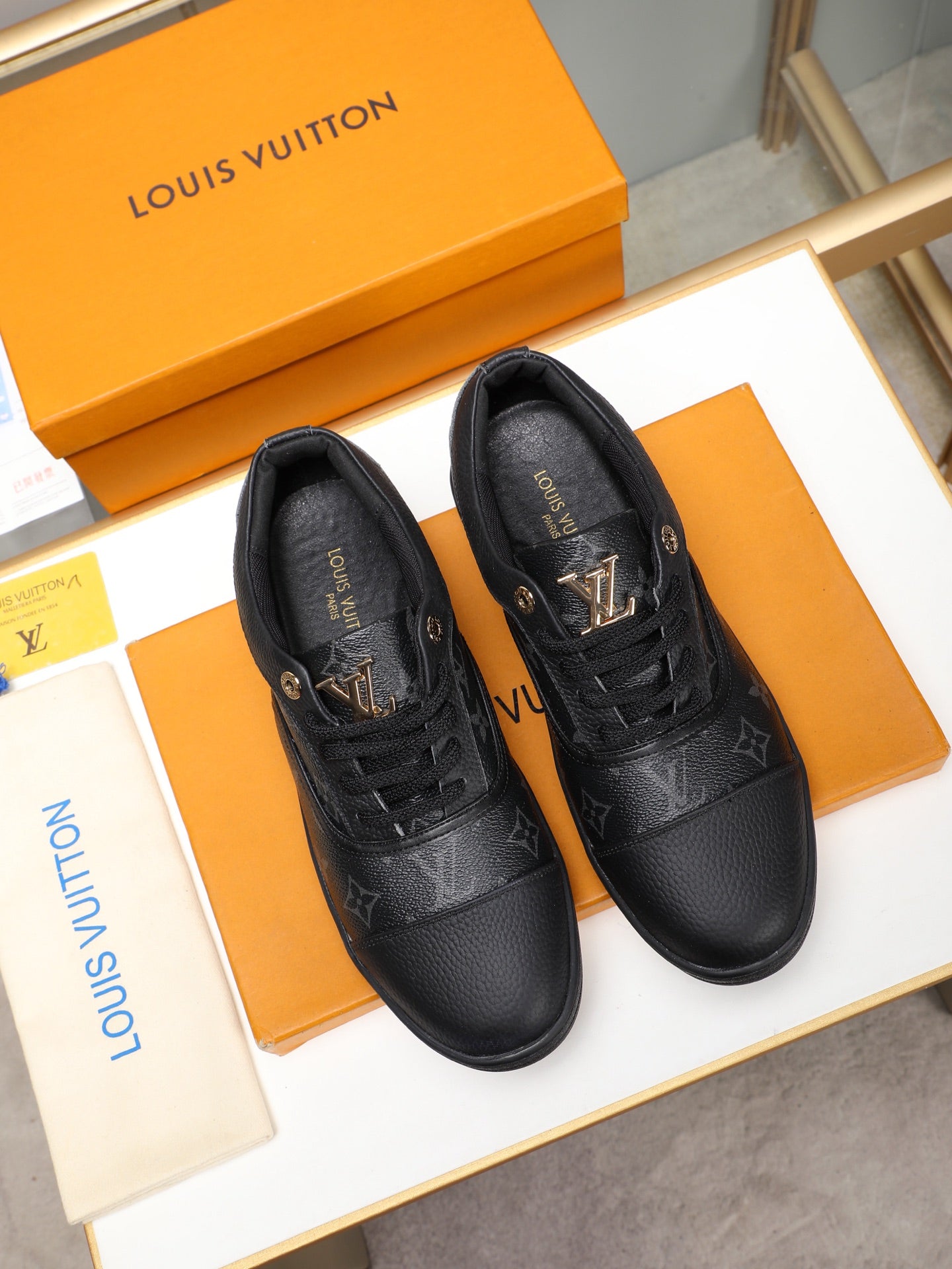 Tenis LV Match Up Monogram Black Eclipse