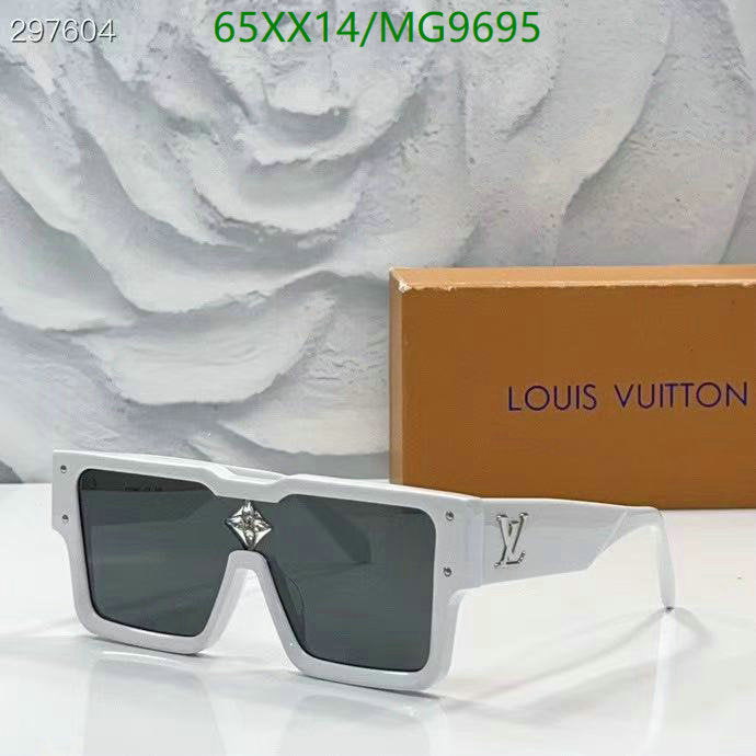 Óculos de sol Louis Vuitton Cyclon White