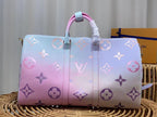 Louis Vuitton KEEPALL Blue Pink