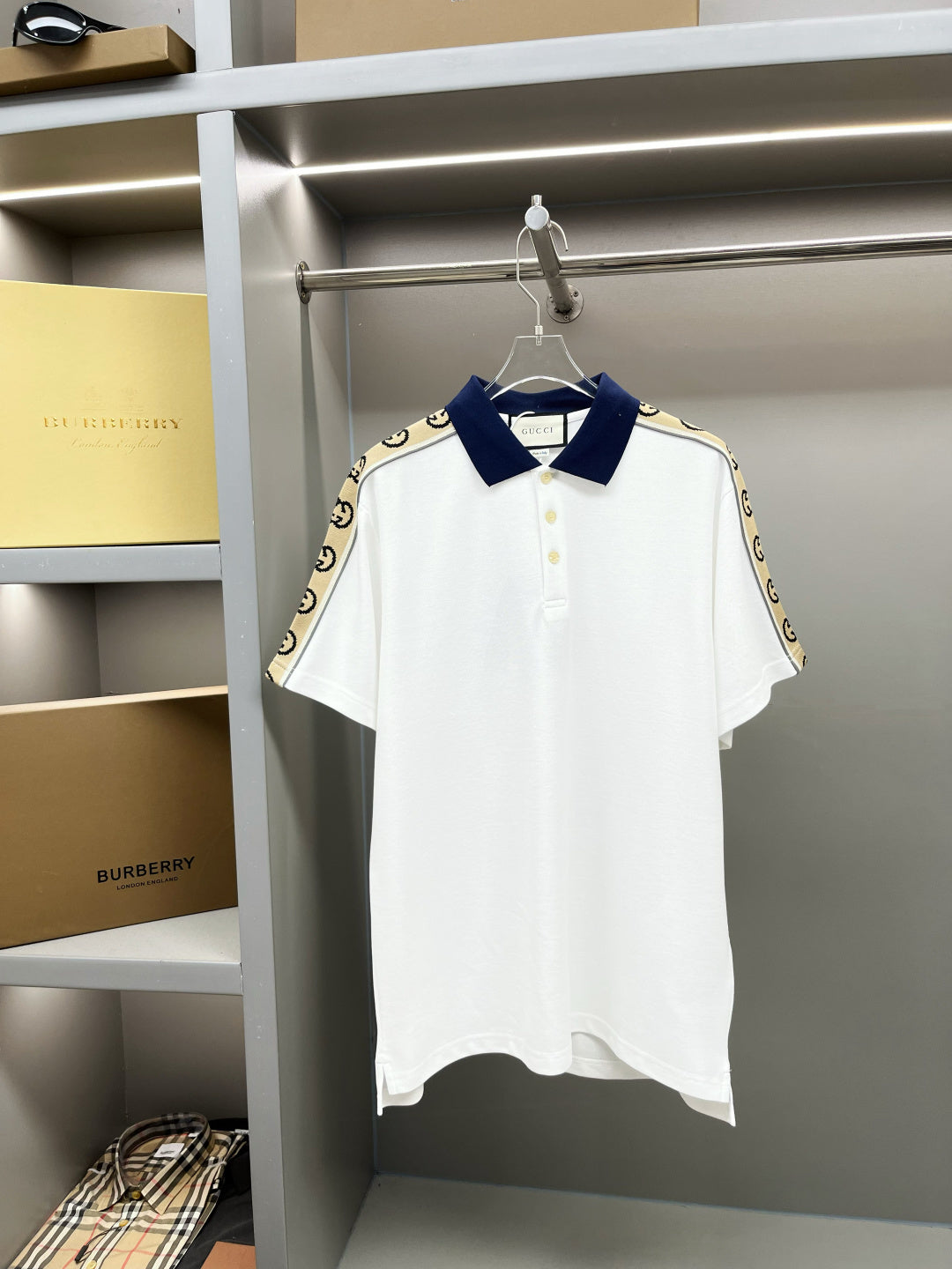 Polo Gucci reflective webbing new