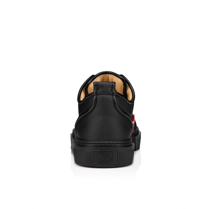 Tênis CHRISTIAN LOUBOUTIN Adolon Júnior Couro Preto