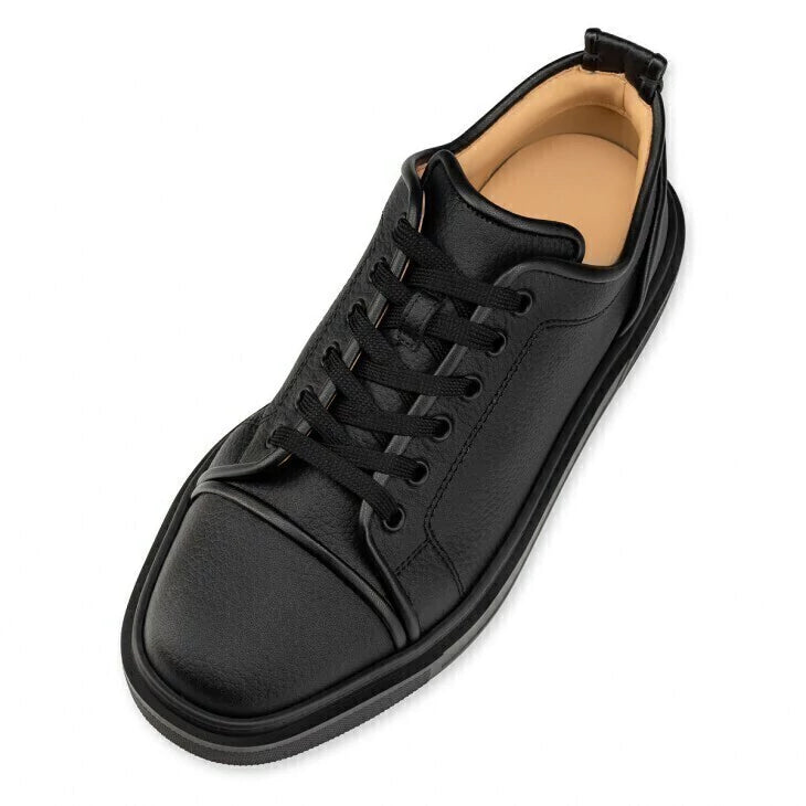 Tênis CHRISTIAN LOUBOUTIN Adolon Júnior Couro Preto