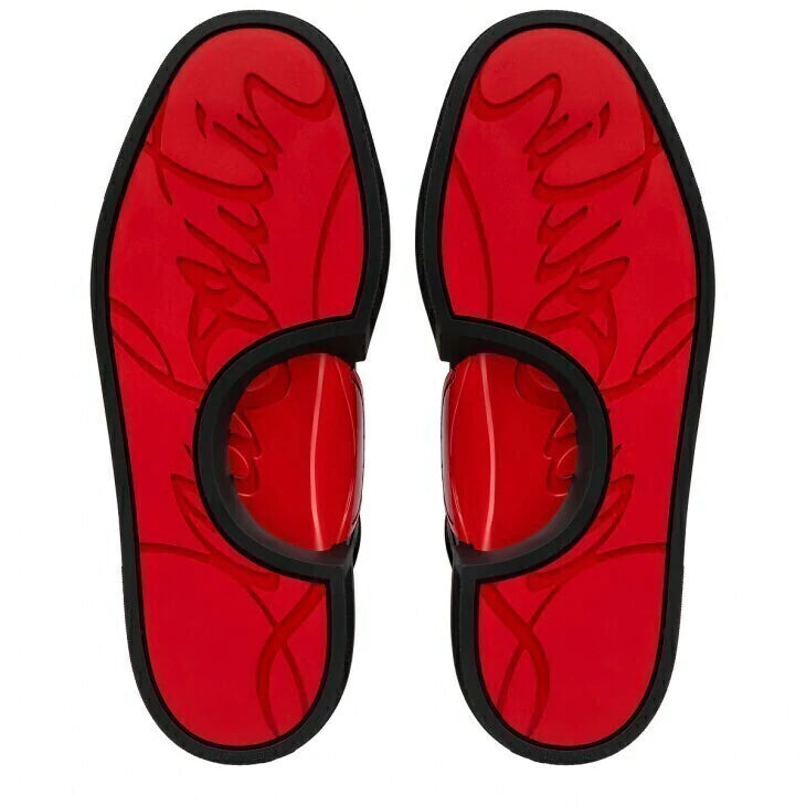Tênis CHRISTIAN LOUBOUTIN Adolon Júnior Couro Preto
