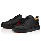 Tênis CHRISTIAN LOUBOUTIN Adolon Júnior Couro Preto
