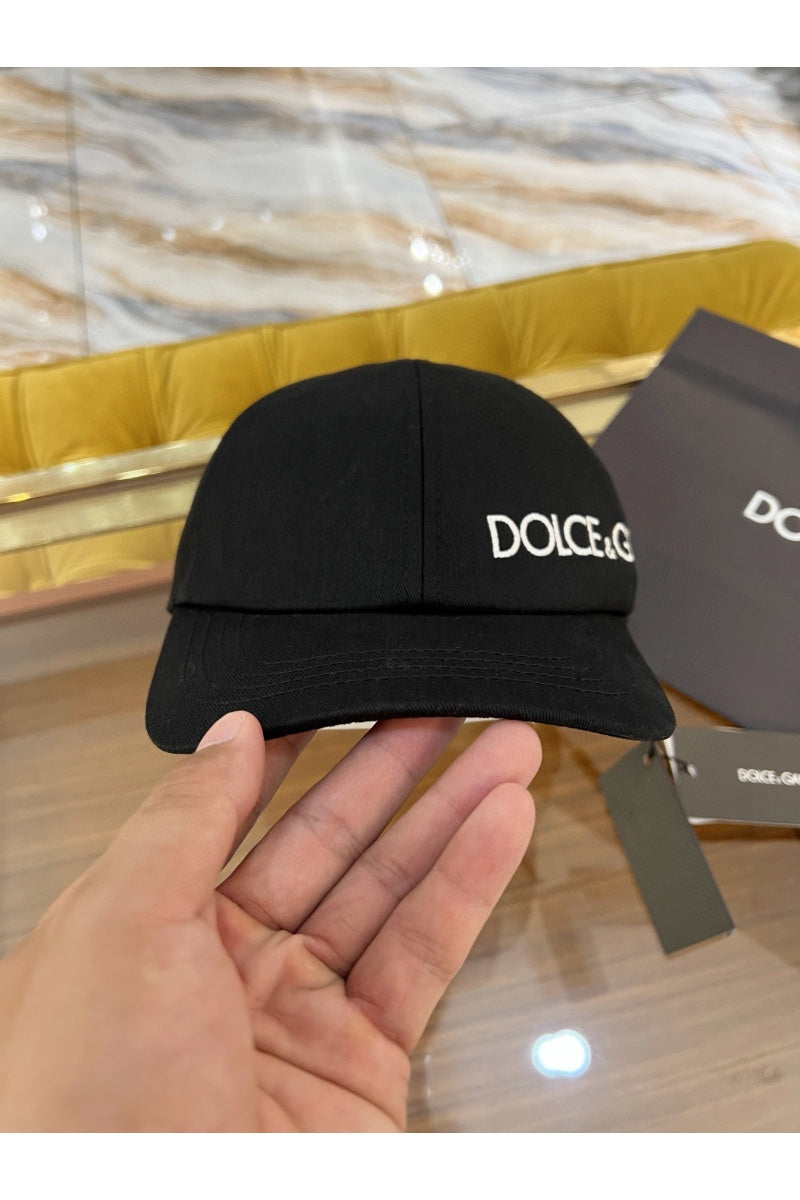 Boné Dolce Gabbana Black Logo White