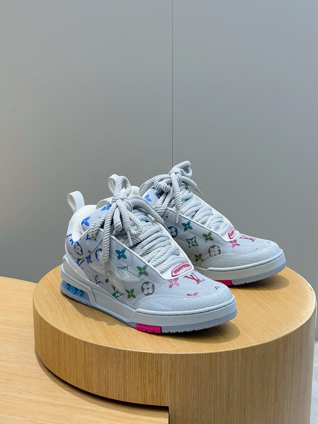 Louis Vuitton LV Skate Sneaker Gray Gradient Monogram