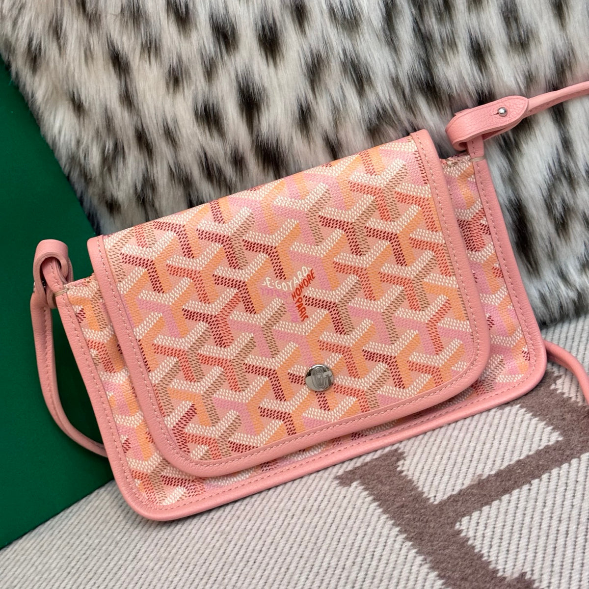 Goyard Plumet Pouch Wallet Multicoloured Bag Pink