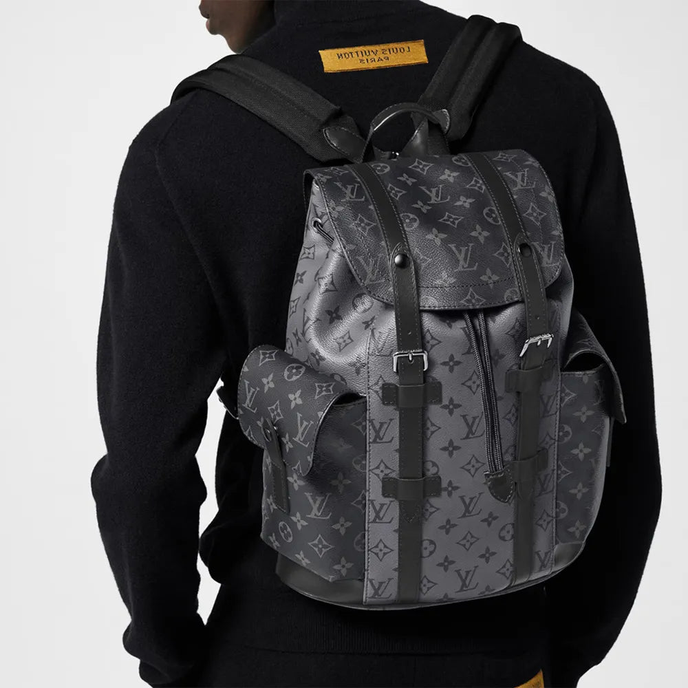 MOCHILA LOUIS VUITTON Christopher Grey Black