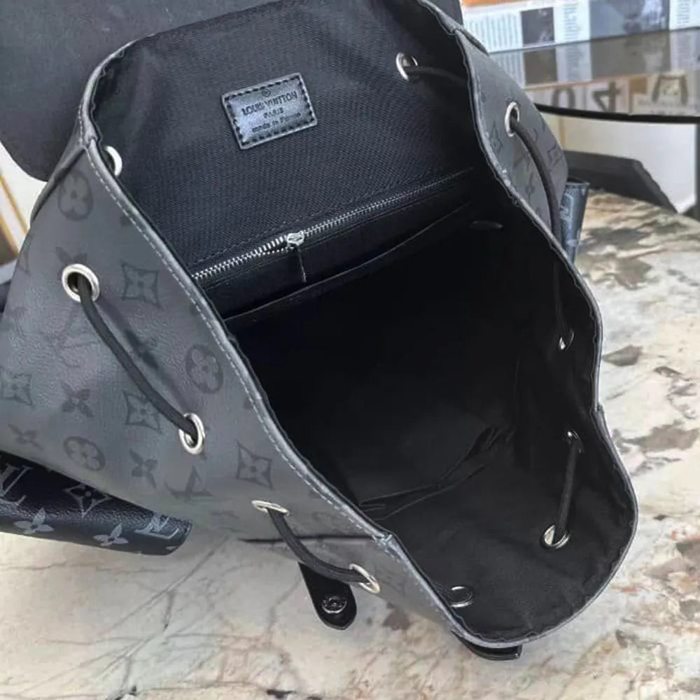 MOCHILA LOUIS VUITTON Christopher Grey Black