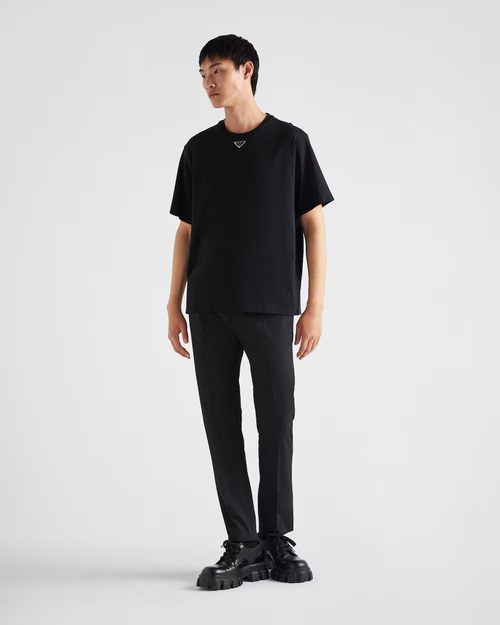 Camiseta Prada Black Logo