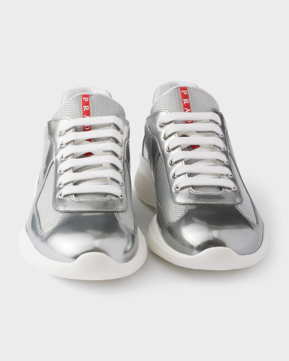 Tênis Prada America's Cup Metallic Leather