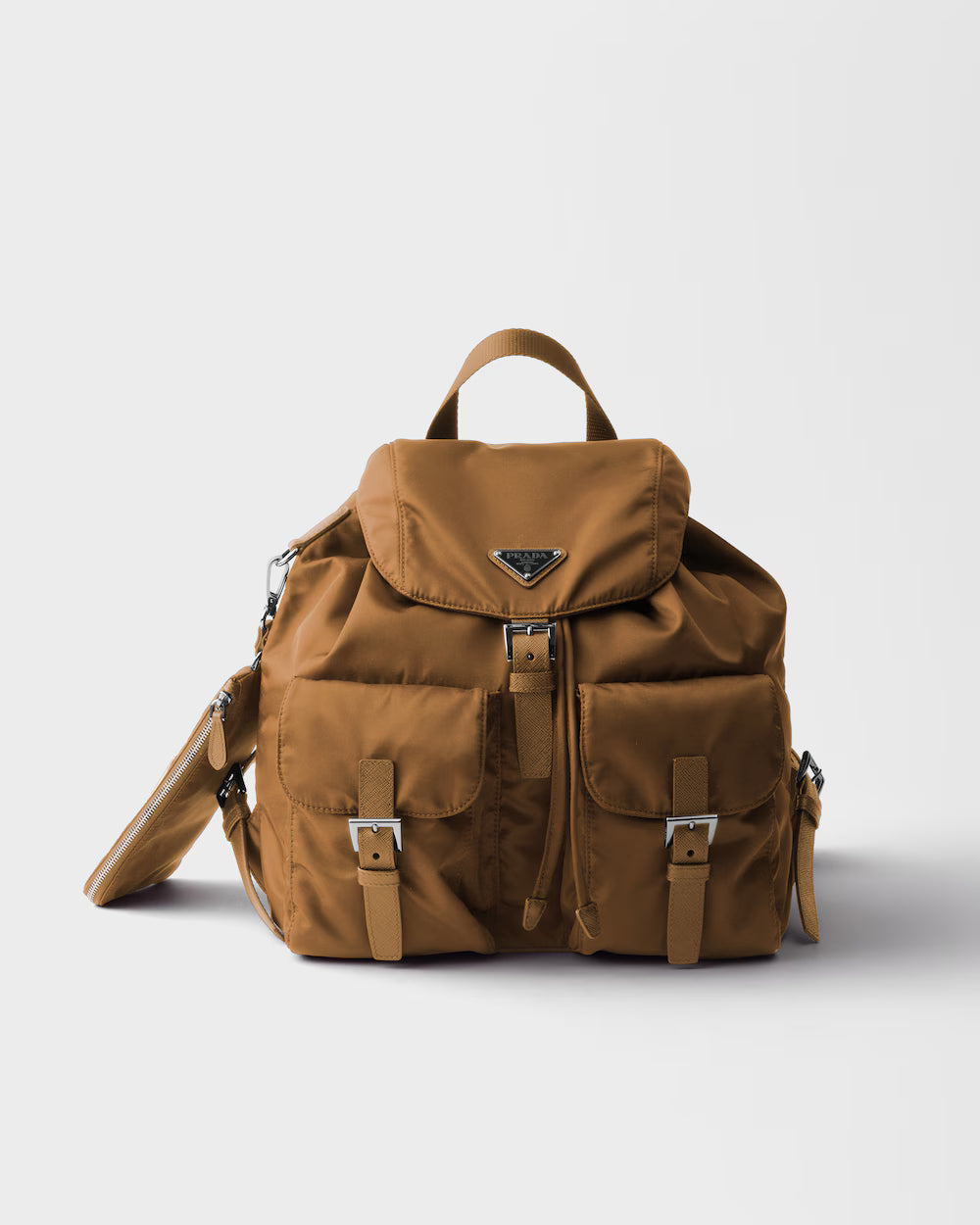 Mochila Re-Nylon Prada Backpack Brown