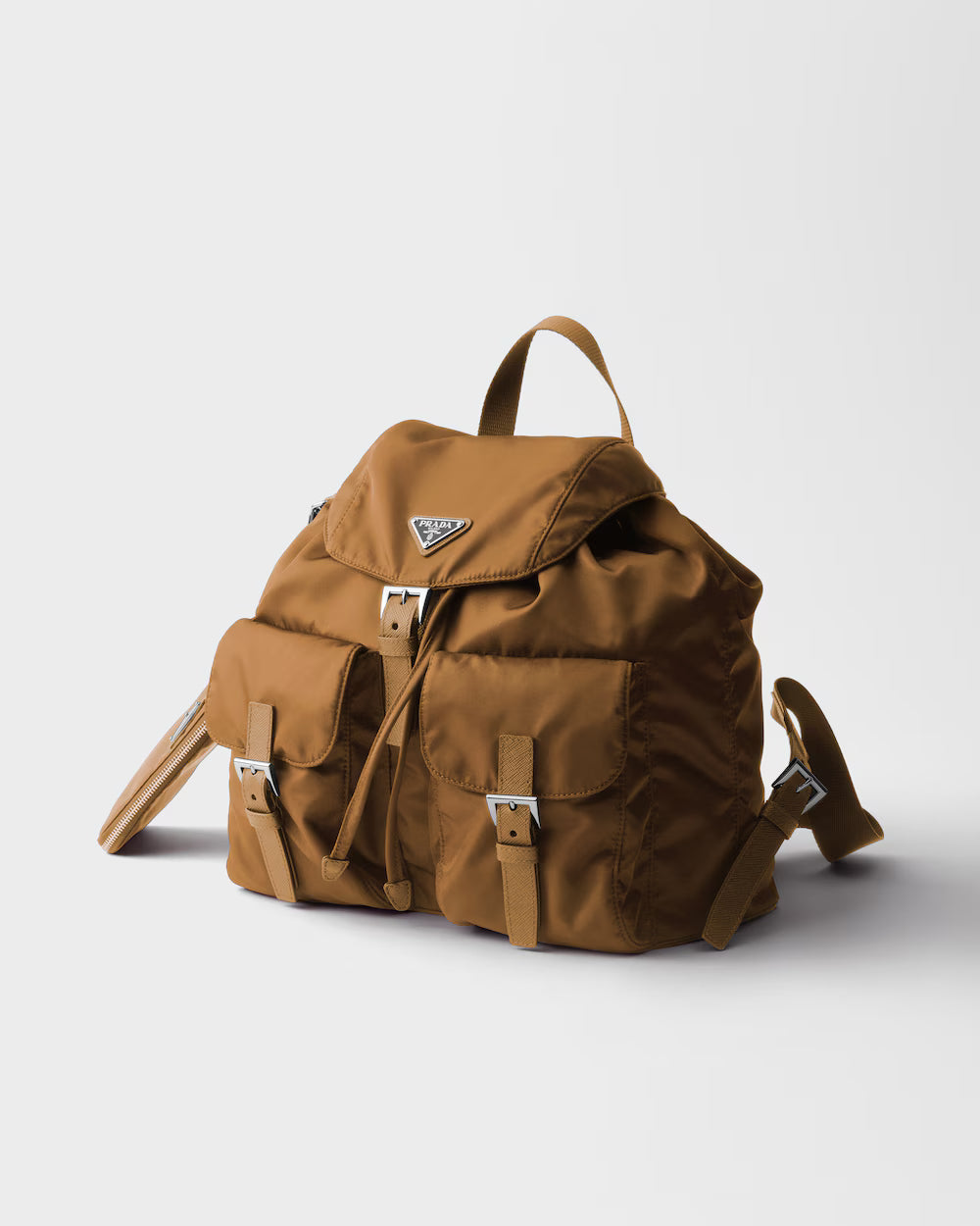 Mochila Re-Nylon Prada Backpack Brown