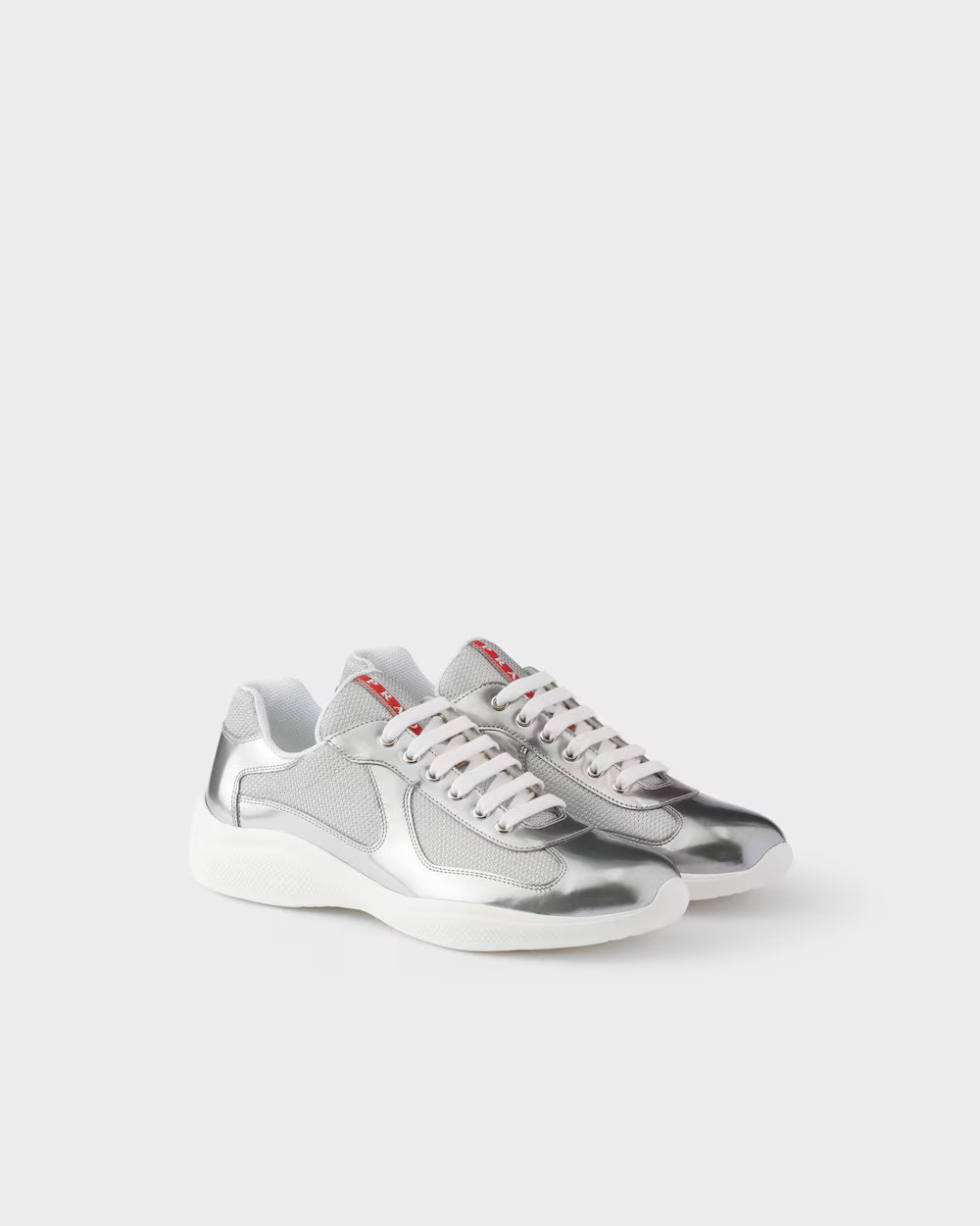 Tênis Prada America's Cup Metallic Leather