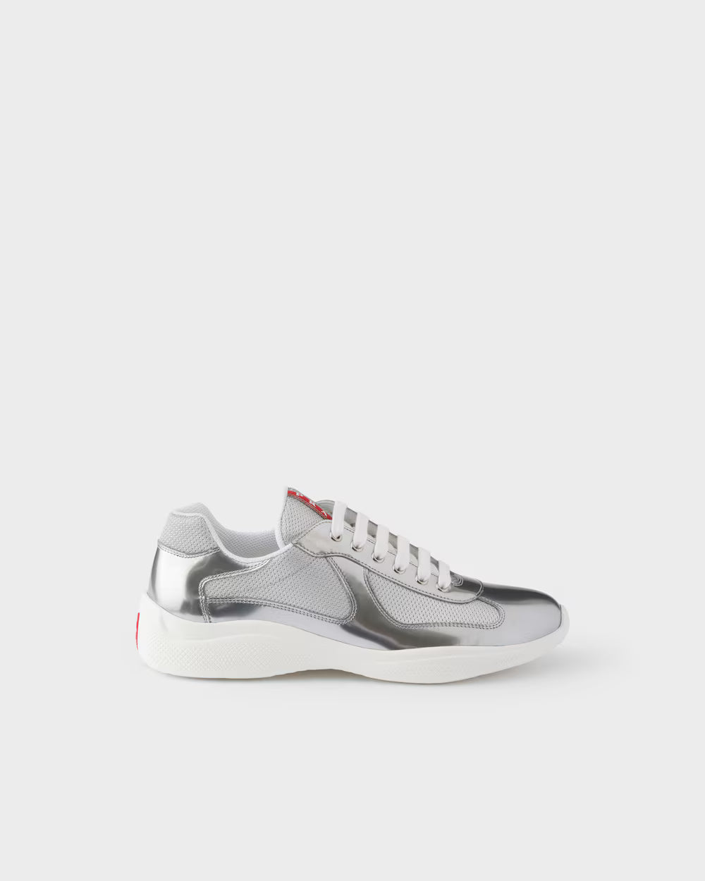 Tênis Prada America's Cup Metallic Leather