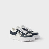 Tênis Prada Downtown Low Top Leather Black