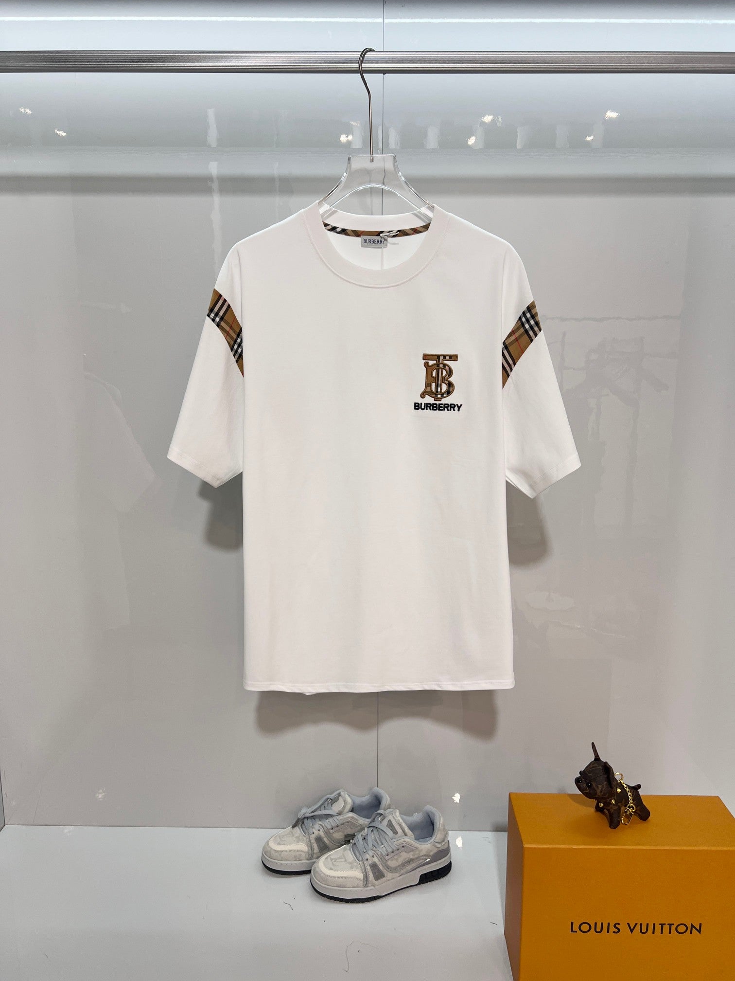 Camiseta Burberry Black Logo Black White
