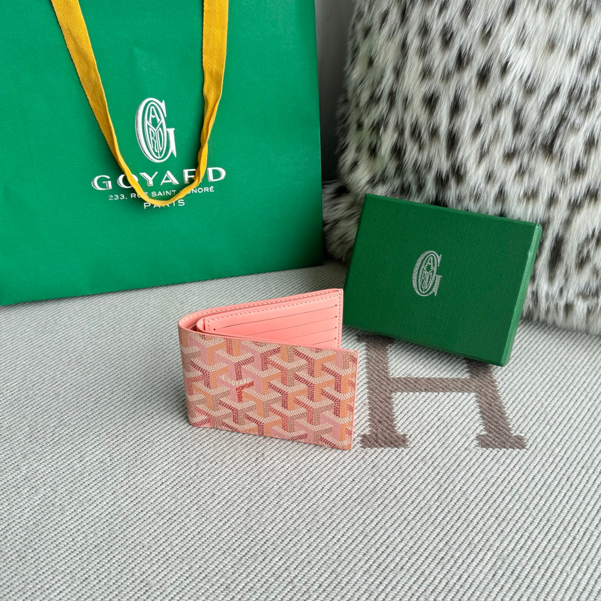 Porta Cartão Goyard VICTOIRE WALLET Rose