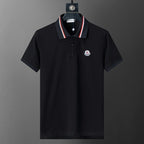 Polo Moncler Logo Black