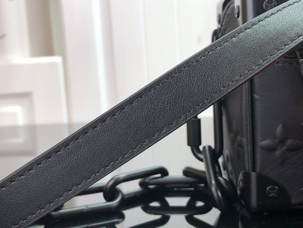 Bag Lv Mini Soft Trunk Monogram Black