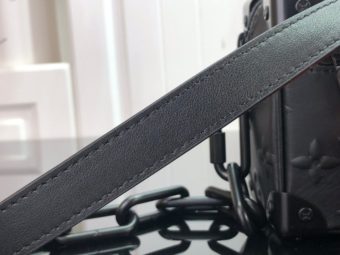 Bag Lv Mini Soft Trunk Monogram Black