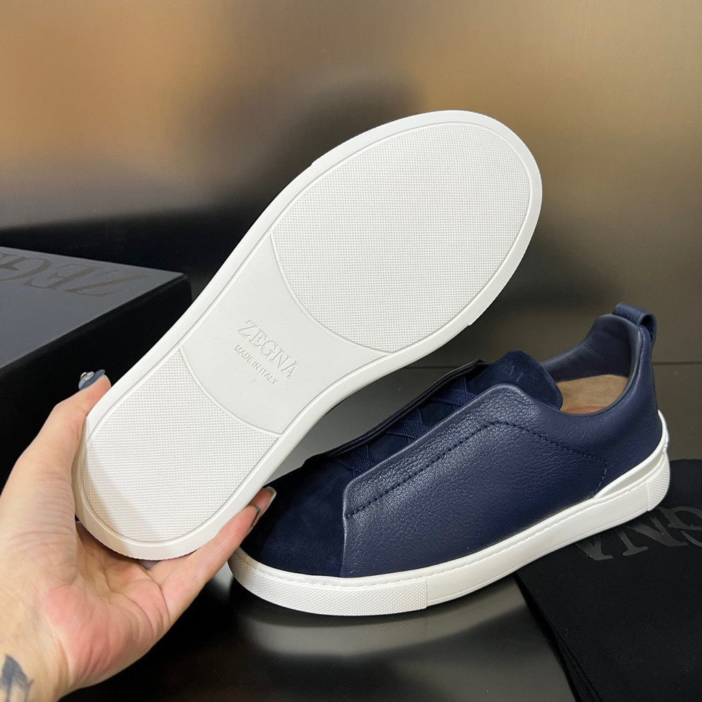ZEGNA  Triple Stitch Sneakers (Pronta Entrega) Tamanho 40 e 41